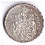 Canada 50 Cents 1964 Maple Leaf