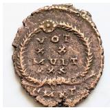 VOT XX MVLT XXX 337-361 Ancient Roman coin