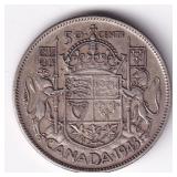 Canada 50 Cents 1943 Maple Leaf