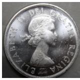 Canada Silver Dollar 1960 Uncirculated
