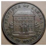 Canada PC-2B Bank of Montreal 1842 Penny Token Br5