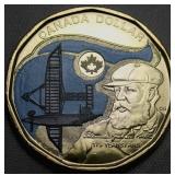 Canada $1 2022 75th Alexander Graham Bell Colored