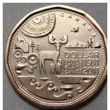 Canada $1 2011 Canada Parks Canada Loonie