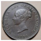 Canada NB-2B2 Victoria 1854 Penny Token Br911