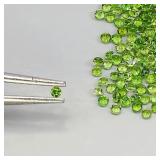 Round Natural Top Rich Green Chrome Diopside 2.50c