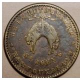 Canada NF-1C1 1846 Rutherford Harbour Grace Token