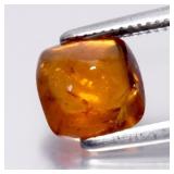 2.25ct Cushion Cabochon Natural Orange Spessartite