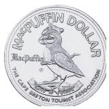 1983 Baddeck Nova Scotia MacPuffin Trade Dollar