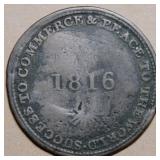 Canada UC-6A6 Sir Issac Brock 1816 Token Br724