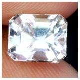 Octagon Cut Natural Peach Pink Kunzite Afghanistan