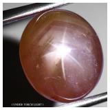 Oval Cabochon Natural Pink 6 Ray Star Sapphire Afr