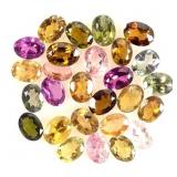 Oval Cut Natural Unheated Multi Color Tourmaline 2