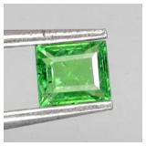 Baguette Cut Unheated Tsavorite Garnet 0.40ct 4.5x