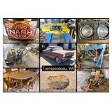 Jared Glentz - 1955 Chevy Bel-Air 2 Door Hardtop, Vintage Car Parts, Advertising Signs & More