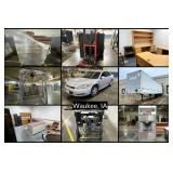 Plant Liquidation, Office Furniture, Warehouse Equipment & Machines