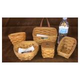 5 Longaberger baskets
