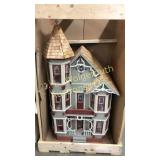 Wooden doll play house 44" tall