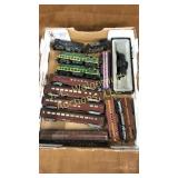 HO engines and passenger car lot