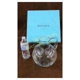 Tiffany & Co etched water pitcher