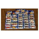 36 Hot Wheels vehicles