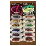 12 hot wheels got speed, kool & kustoms, blvd