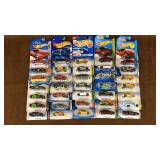 35 Hot Wheels vehicles