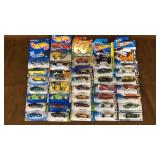35 Hot Wheels vehicles
