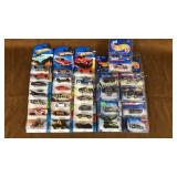30 Hot wheels vehicles
