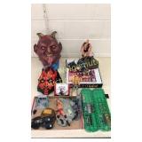 Wrestling, masks, models lot