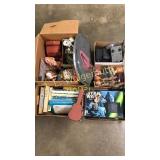 Toys, toy parts, books etc