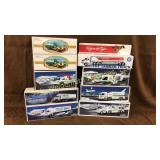 8 Hess, 1-Exxon truck some boxes dirty