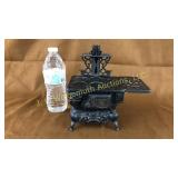 Cast iron crescent stove made in USA on back