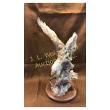 Randy Reading young talons signed sculpture (all