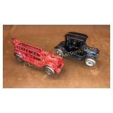 Cast iron coupe, ladder truck