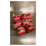 6 gas cans