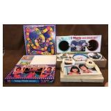 Donnie & Marie drums, game, dresser set