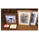 Picture & print lot.