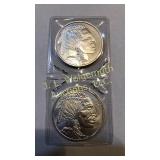 2-1 TOZ silver buffalo rounds