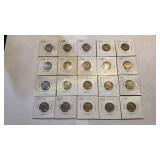 20-1936-37 buffalo nickels lot