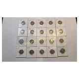 20-1936-37 buffalo nickels lot