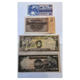 Foreign currency, first day issues lot