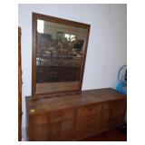 dresser with mirror