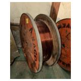 LARGE SPOOL OF SOLID COPPER WIRE