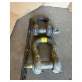 2 - 1 1/2' SHACKLES