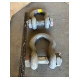 2 - 1 1/2' SHACKLES