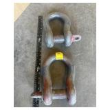 2 - 1 1/2' SHACKLES