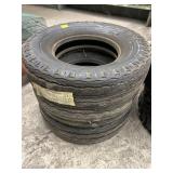 3 TIRES SIZE 9.50-16.5LT