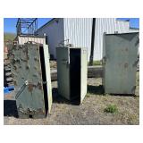 3 METAL STORAGE CABINETS