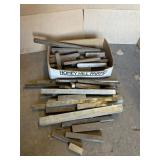 2 BOXES OF SQUARE STOCK METAL