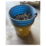 BUCKET OF TIRE CHAINS
